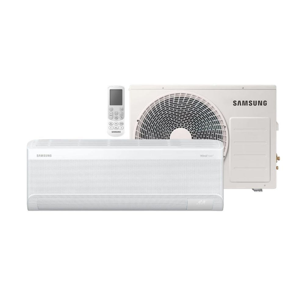 Ar Condicionado Split Inverter Samsung WindFree Ai Pro 12000 BTUs Quente e Frio 220v Ar60h12c1awnaz