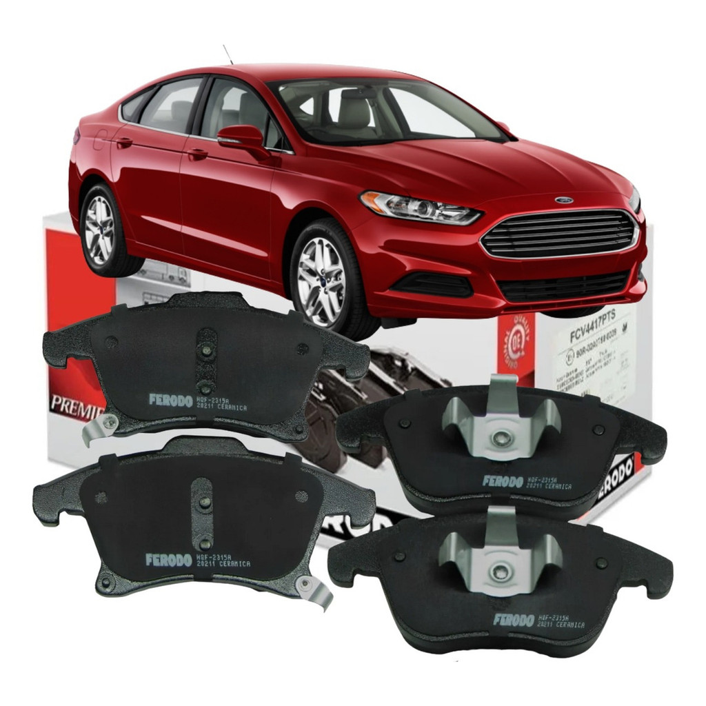 Pastilha Freio Dianteira Cerâmica Ford Fusion 2013 Em Diante