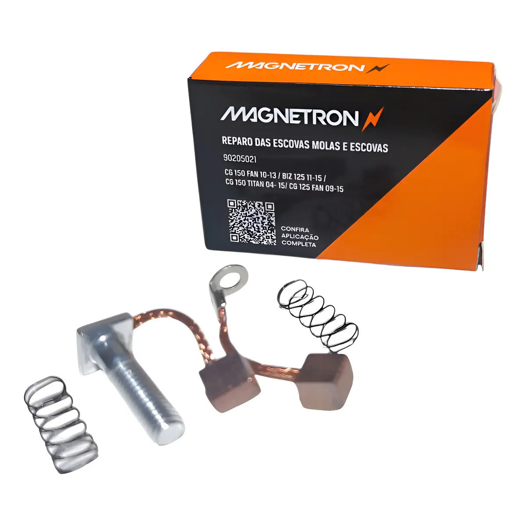 Reparo Escova Motor Arranque Cg Cargo 125 Es 2009 2010 2011
