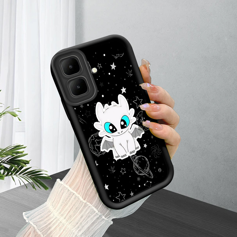 Capinha Para Infinix Smart 10 Capa De Celular Macia Silicone Protetora Preta Case BTY 7636