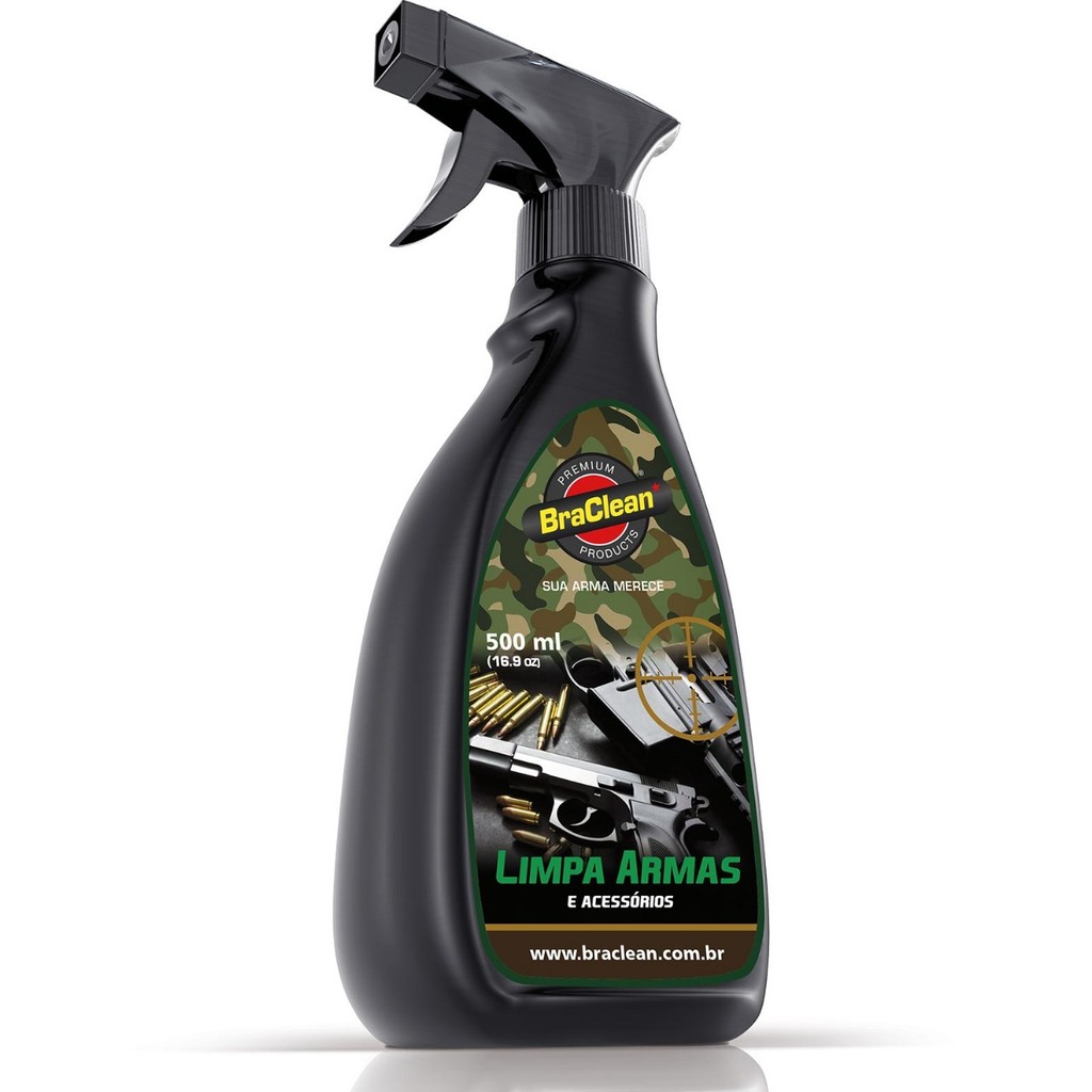 Limpa Armas De Fogo Airsoft Acessórios 500ml Limpeza Tira Resíduos Pólvora Óleo Sujeira Graxa