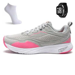 Kit Tenis Feminino Esportivo Caminhada Academia Corrida Uso Diario Repplay Flua + Meia e Relogio