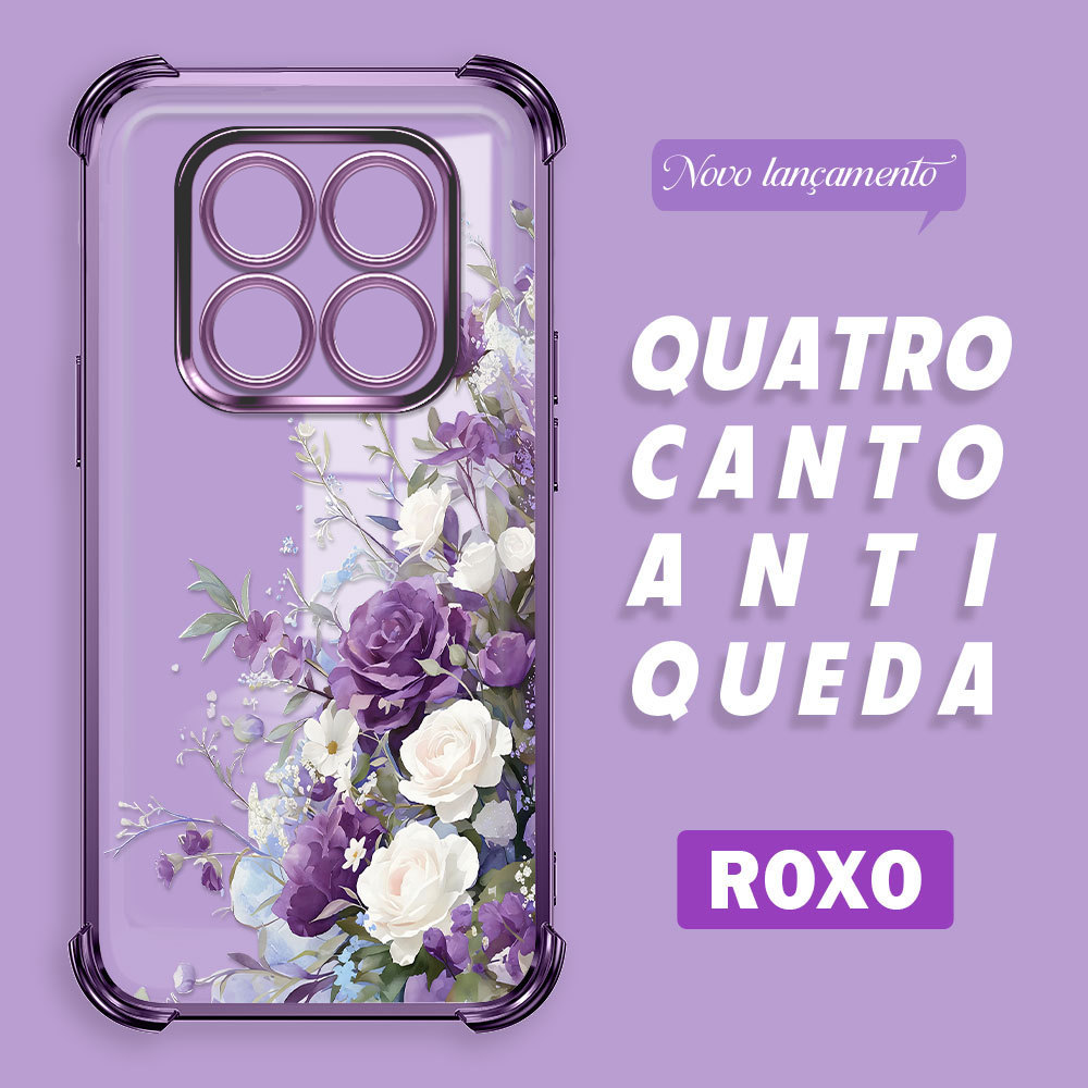 Capinha Anti choque Transparente Não Amarela Macia de Silicone Para Xiaomi Redmi Note 15 Pro 5G Capa Macia Case FS0864