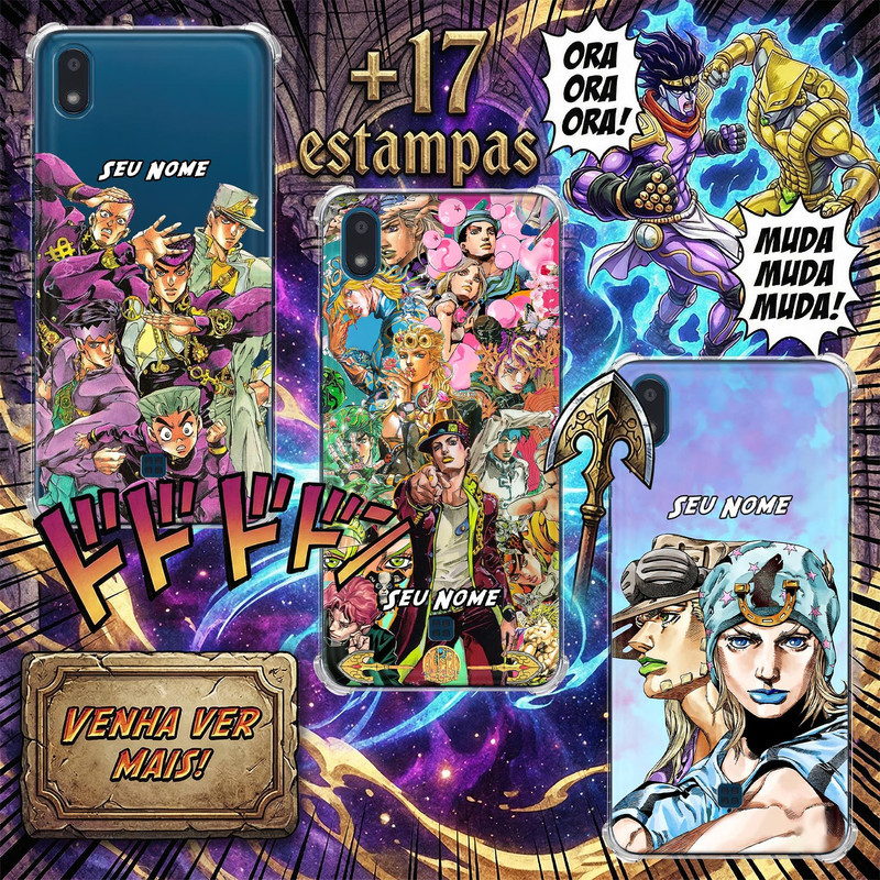 Capa Capinha para LG K8 Plus - JoJo's Bizarre Adventure