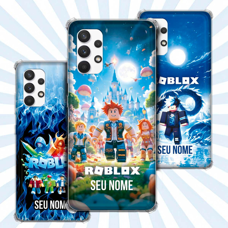 Capa Capinha - Samsung Galaxy A32 4G - Jogo Roblox Gamer Avatar Skin Personalizada Nome