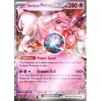 Mewtwo ex da Equipe Rocket 205/SVP NM EN Pokémon Team Rocket's Mewtwo exSVP