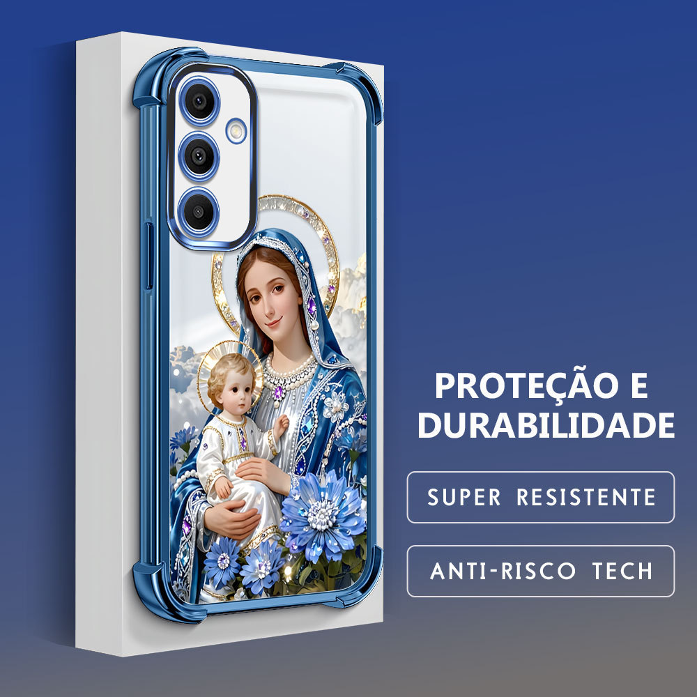 Capinha Anti Impacto Transparente Para Samsung Galaxy A16 4G 5G Capa Sortudo Macia Proteção Case SJ 1086