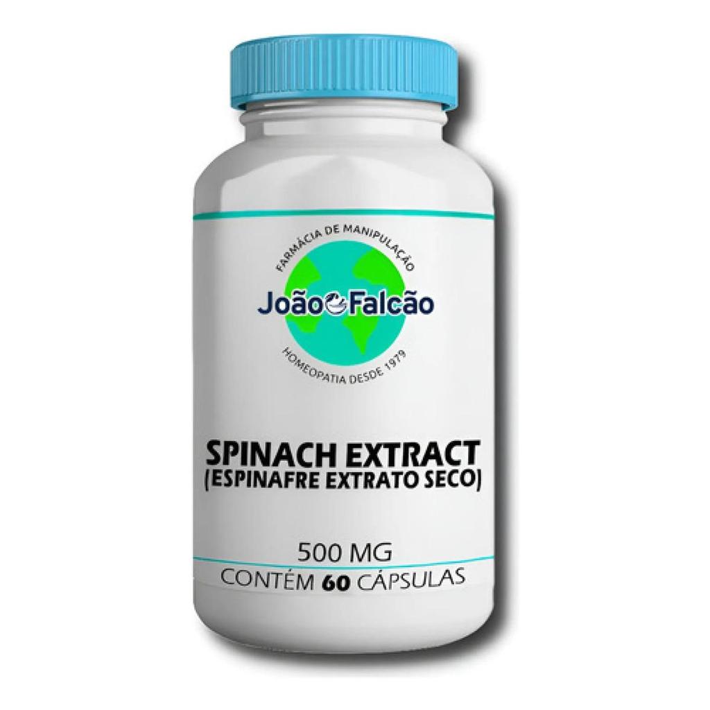 Spinach Extract(espinafre Extrato Seco) 500mg - 60 Cápsulas