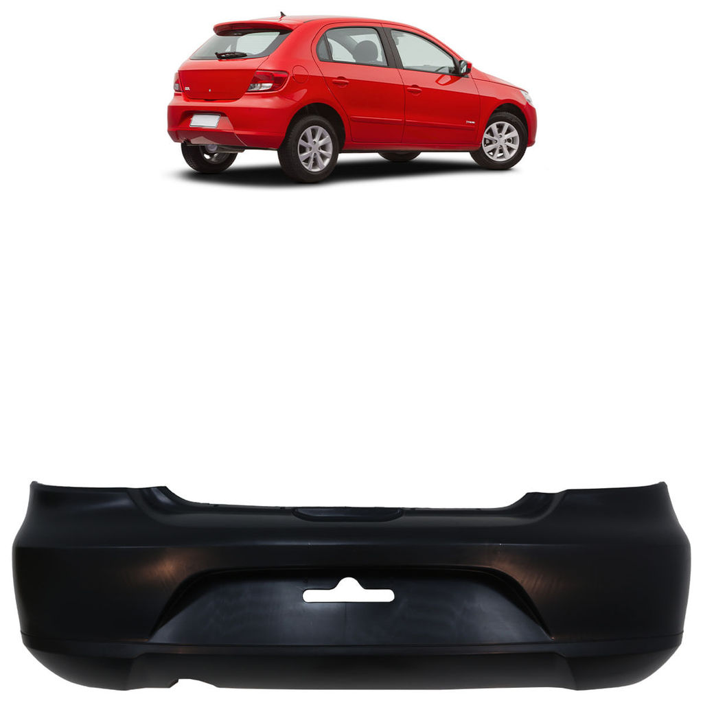 Parachoque Traseiro Gol G5 2009 2010 2011 2012 Preto