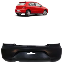 Parachoque Traseiro Gol G5 2009 2010 2011 2012 Preto