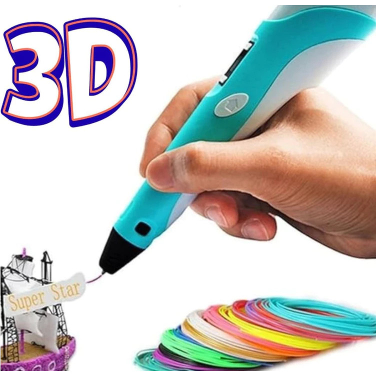 Refil Filamento PLA Kit 100/50 M PRA Caneta 3D Vendido(s) - 20 COR/100M