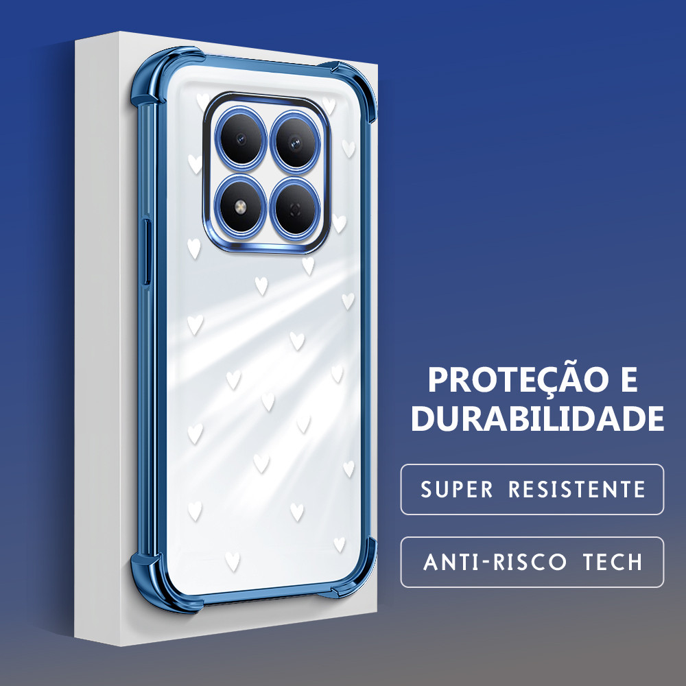 Capa Para Xiaomi Redmi Note 15 Pro 5G Transparente Capinha 0476 FS