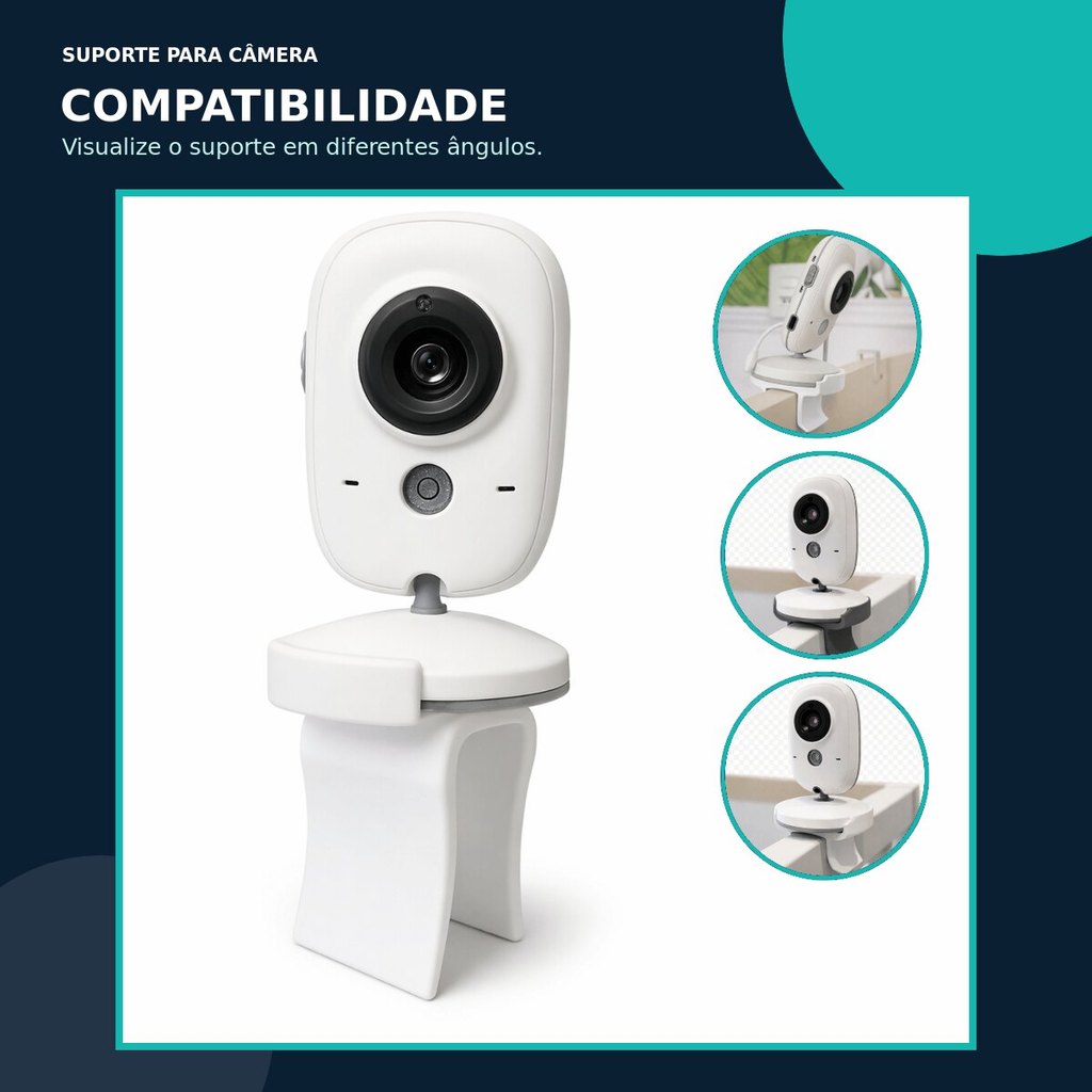 Suporte de Camera Baba Eletronica Veja seu Bebe com Segurança