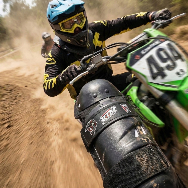 Faixa Cinta de Joelheira Moto Cross Cinta  Trilha Off Road