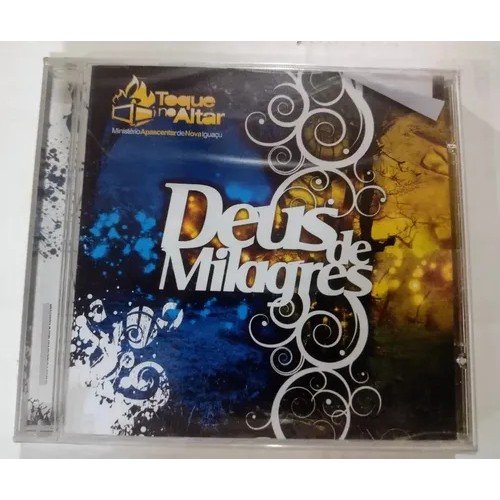 CD TOQUE NO ALTAR - DEUS DE MILAGRES - LACRADO
