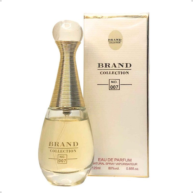 Miniatura Brand Collection 007 25ml - Ref. J'adore - Feminino