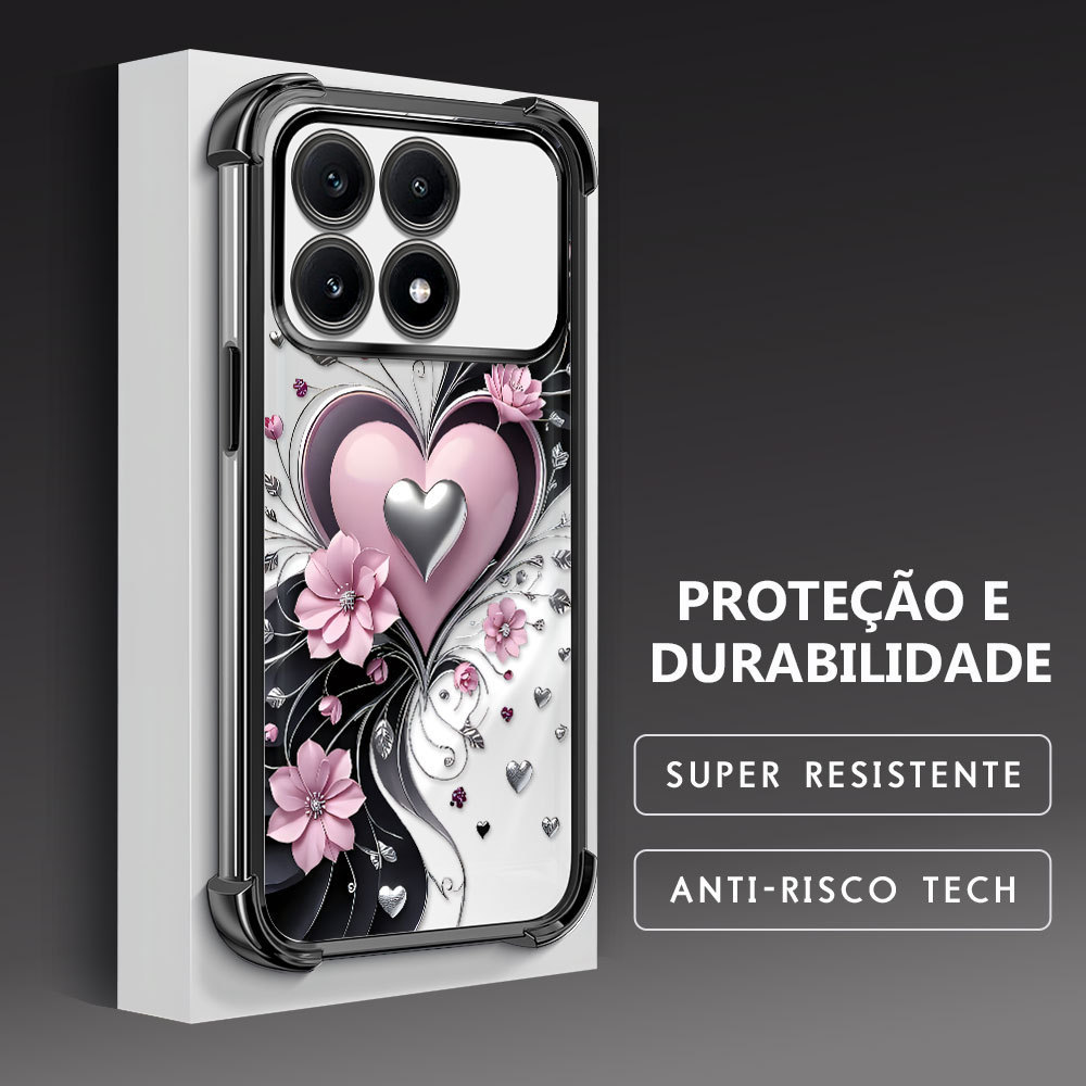 Capinha Para Xiaomi Poco X6 Pro 5G Capa Anti Impacto Transparente Macia Proteção