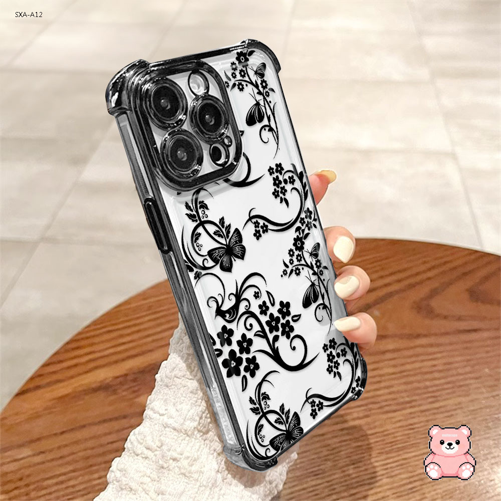 Capinha Para Samsung Galaxy A17 A16 A15 A14 A13 A12 4G 5G Anti Impacto Transparente Capa FS 1242