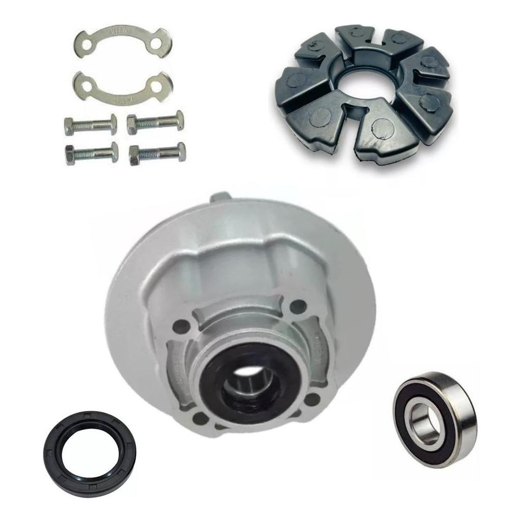 FLANGE DA COROA COM ROLAMENTO HAOBAO 125 HAOBAO 150 SKU526 REFORÇADO