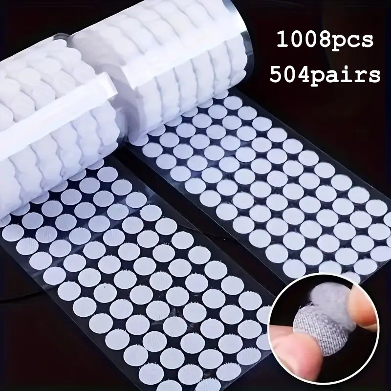 Velcro Macho e Fêmea Redondo 15mm (1,5cm) Costura Artesanato Decoração Arte Lar 504 pares Vendido(s) - Variação: