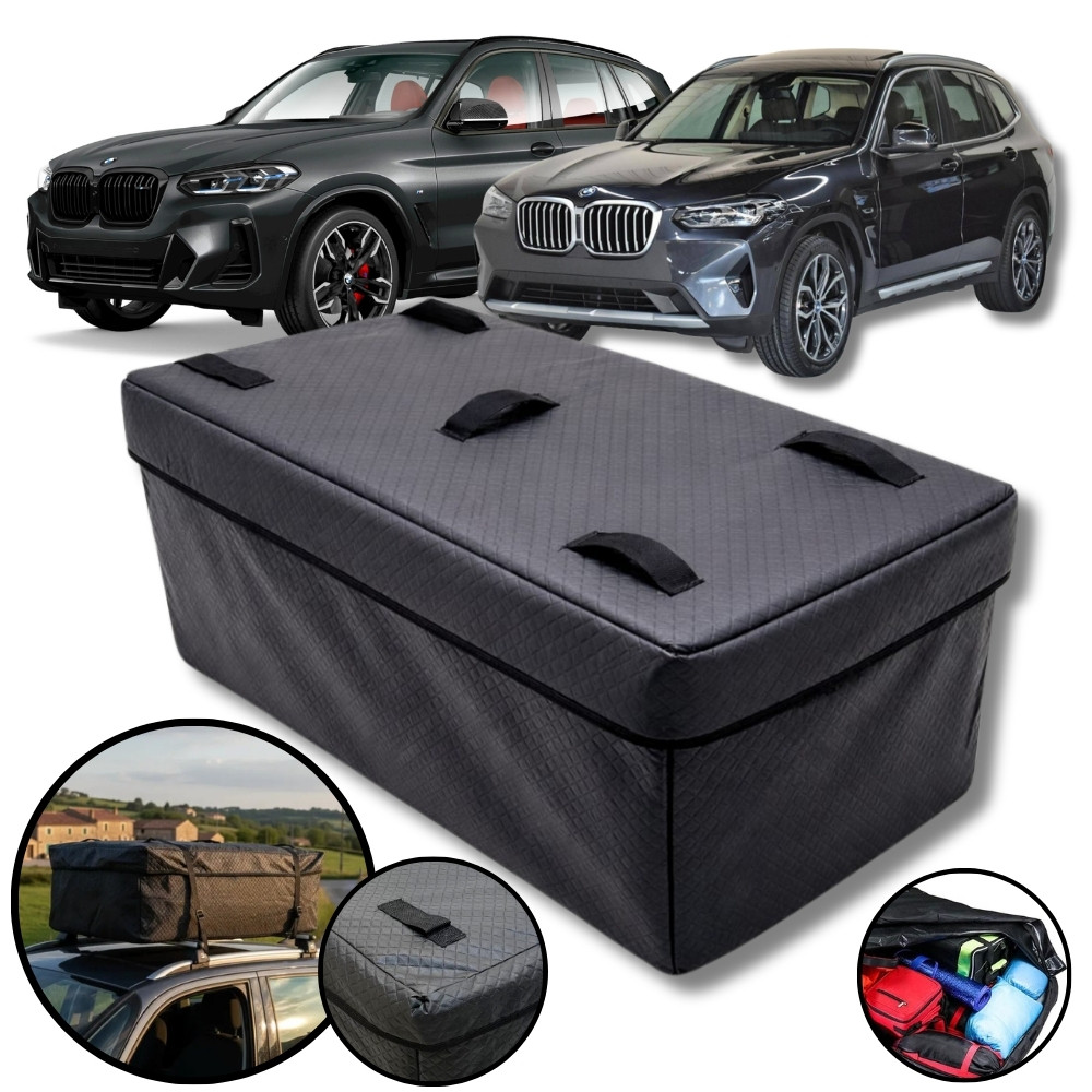 Bolsa Maleiro Teto 180L Bagageiro Impermeável BMW X3