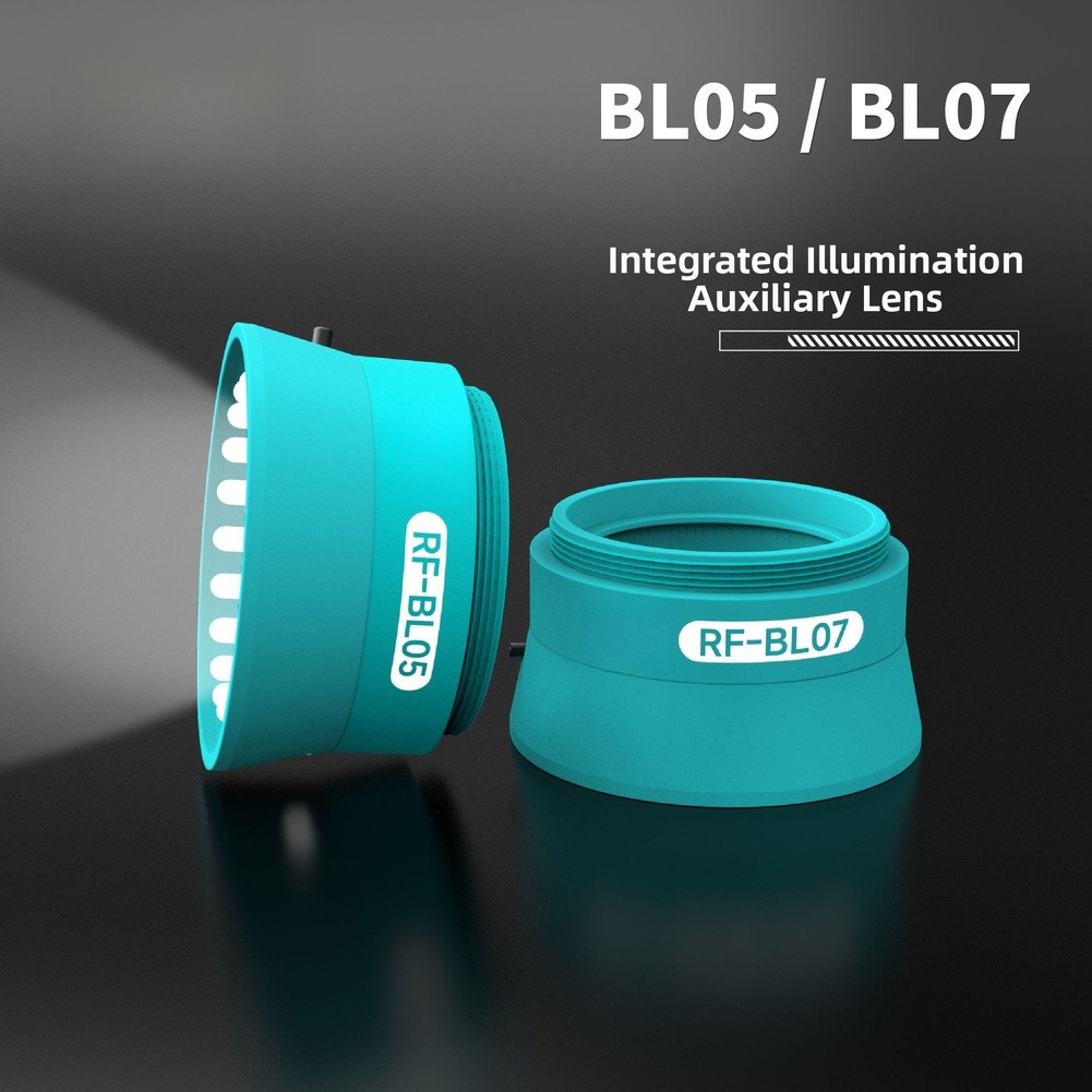 { PUO } Lente Barlow De Inspeção BL05 BL07 Ampliação 0.5X 0.7X Com LED