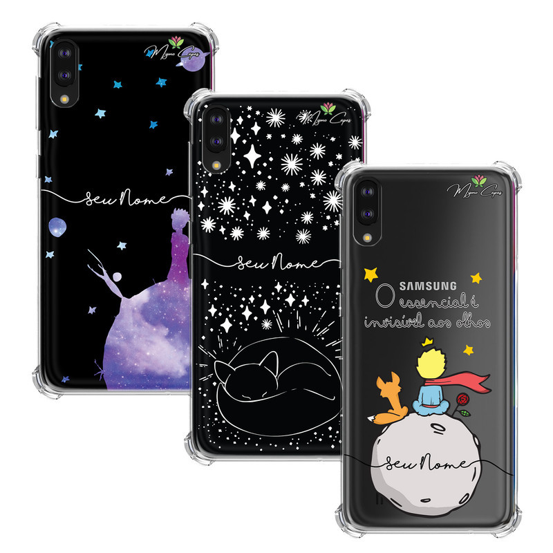 Capa Capinha - Samsung Galaxy M10 - Pequeno Principe Personalizada com Nome