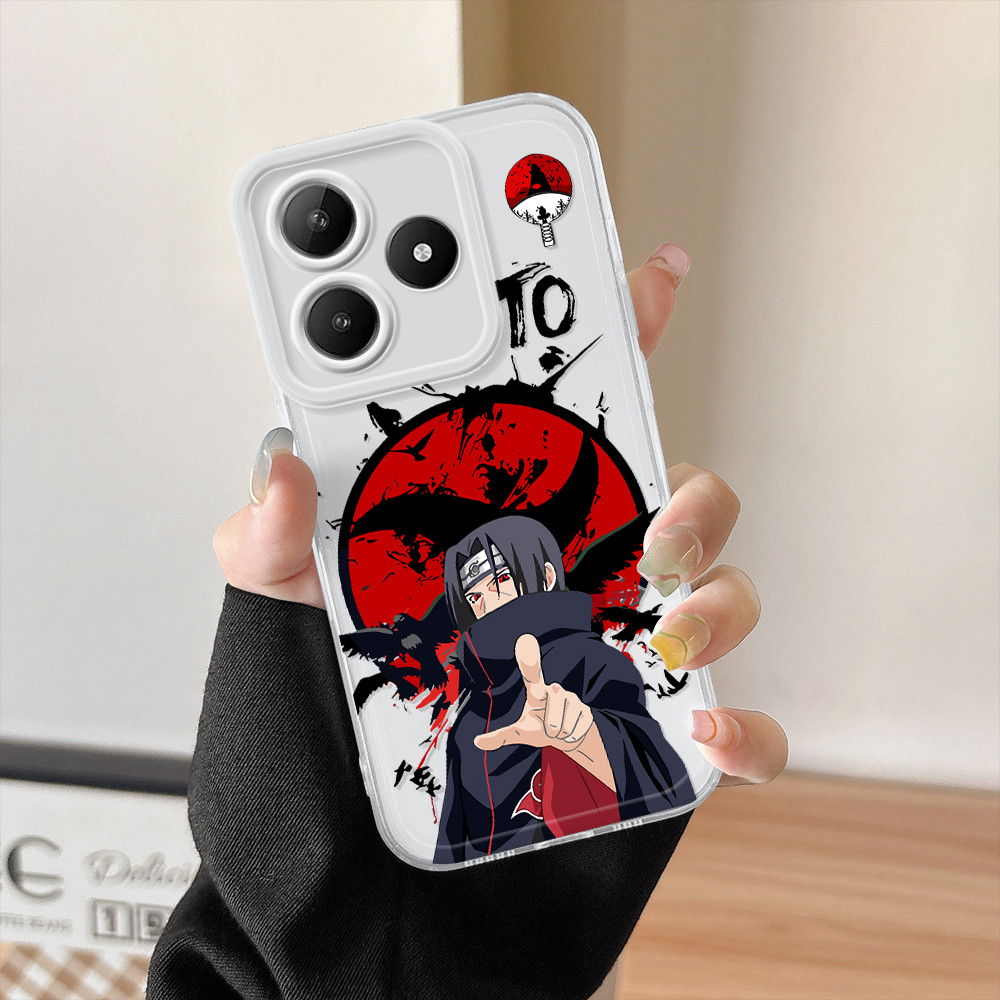 Capinha Naruto Para Realme C61 C63 Capa De Celular Macio Simples Transparente Case 0218 TSY