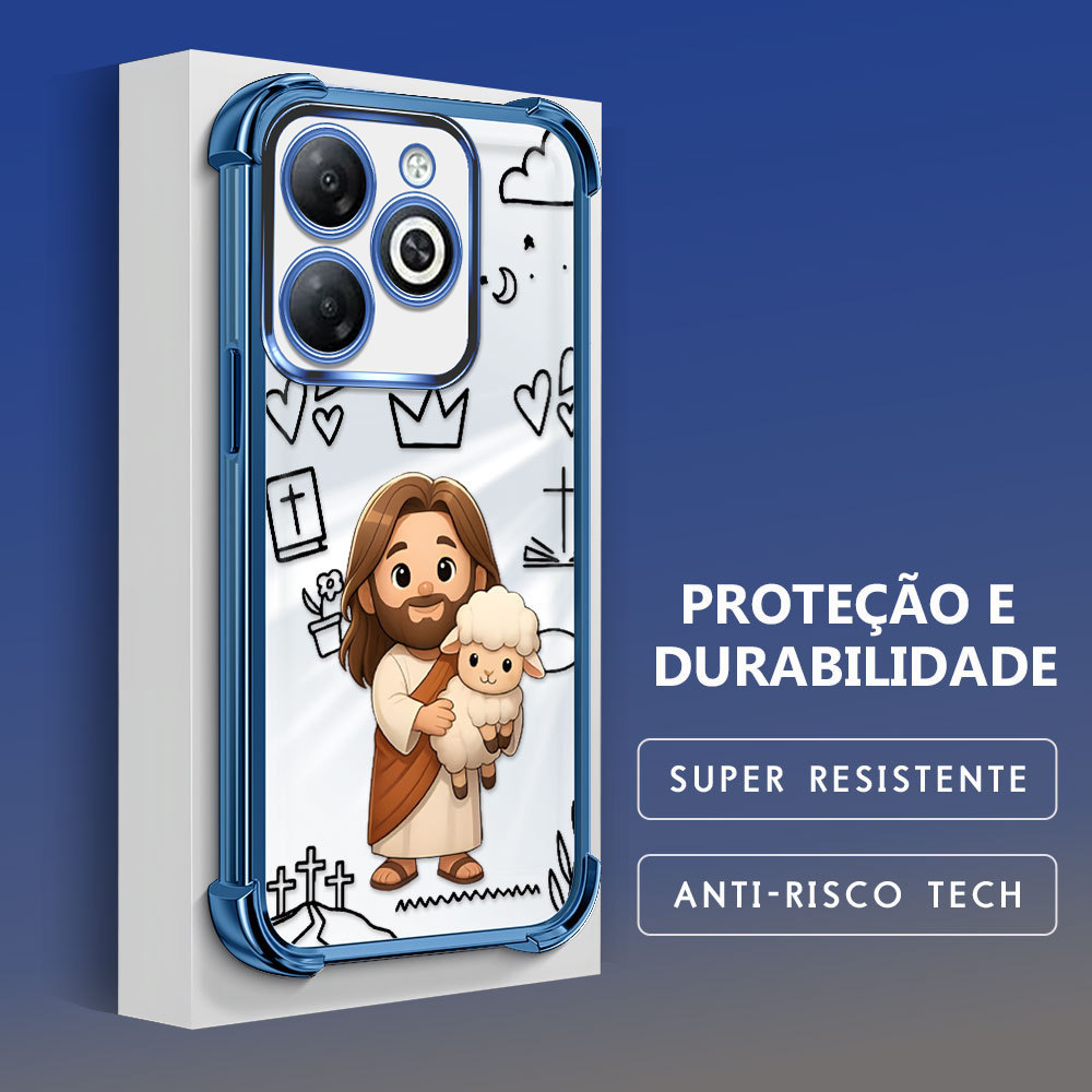 Capinha Para Infinix Smart 8 Pro HD Plus Hot 40i Tecno Spark 20 20C Pop 8 Go 2024 Macia FS 1082