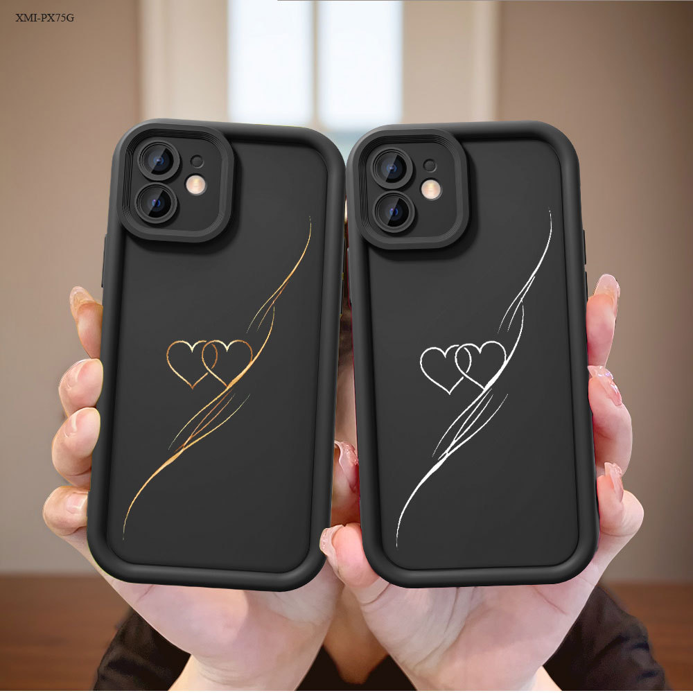 Capinha de Silicone Preta Para Xiaomi Poco X8 X7 X6 X5 X3 Pro Max NFC GT 4G 5G Capa de Celular Macia TY7681