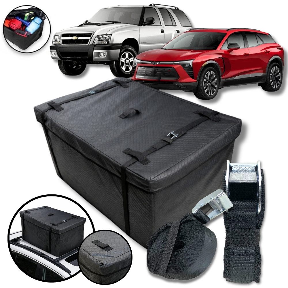 Bolsa Teto Maleiro Impermeável 370L+ Cinta Premium GM Blazer
