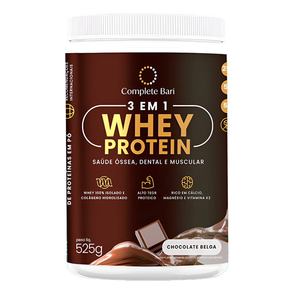 Whey Protein Isolado Pós Bariátrica Complete Bari Cálcio D3