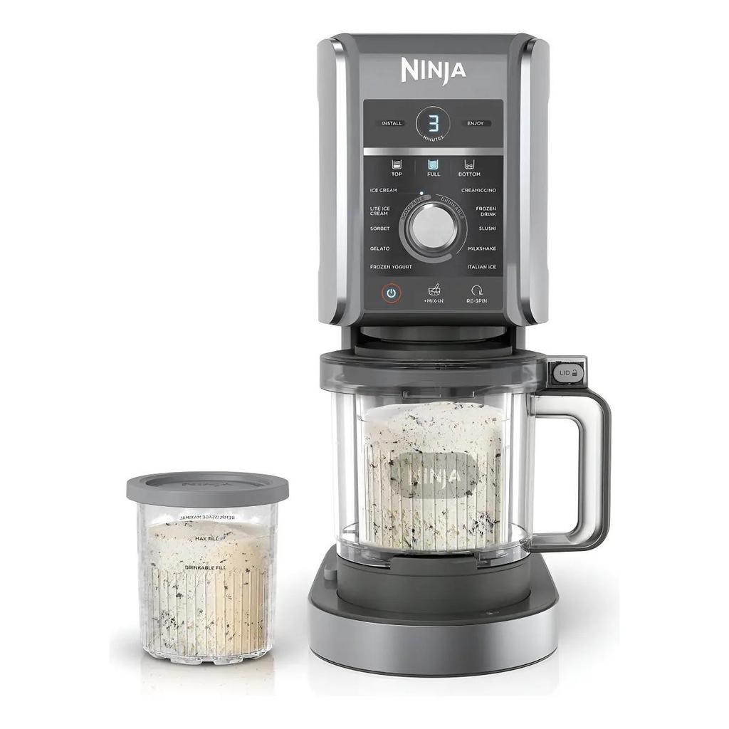 Máquina De Sorvete Ninja Nc501 Creami Deluxe 11 Em 1 -110v Prateado