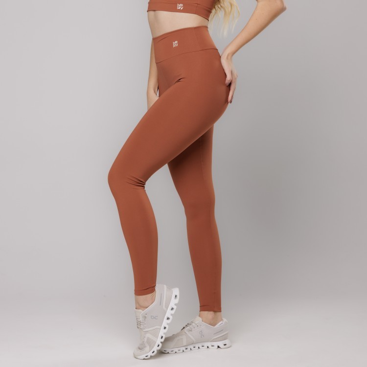 Legging Fitness Básica Feminina Academia Treino Musculação Corrida Cintura Alta Proteção UV