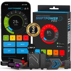 ShiftPower PRO Faaftech Chip Pedal Acelerador Bluetooth CarPlay Android Auto Multimídia Controle Potência Carro Turbo