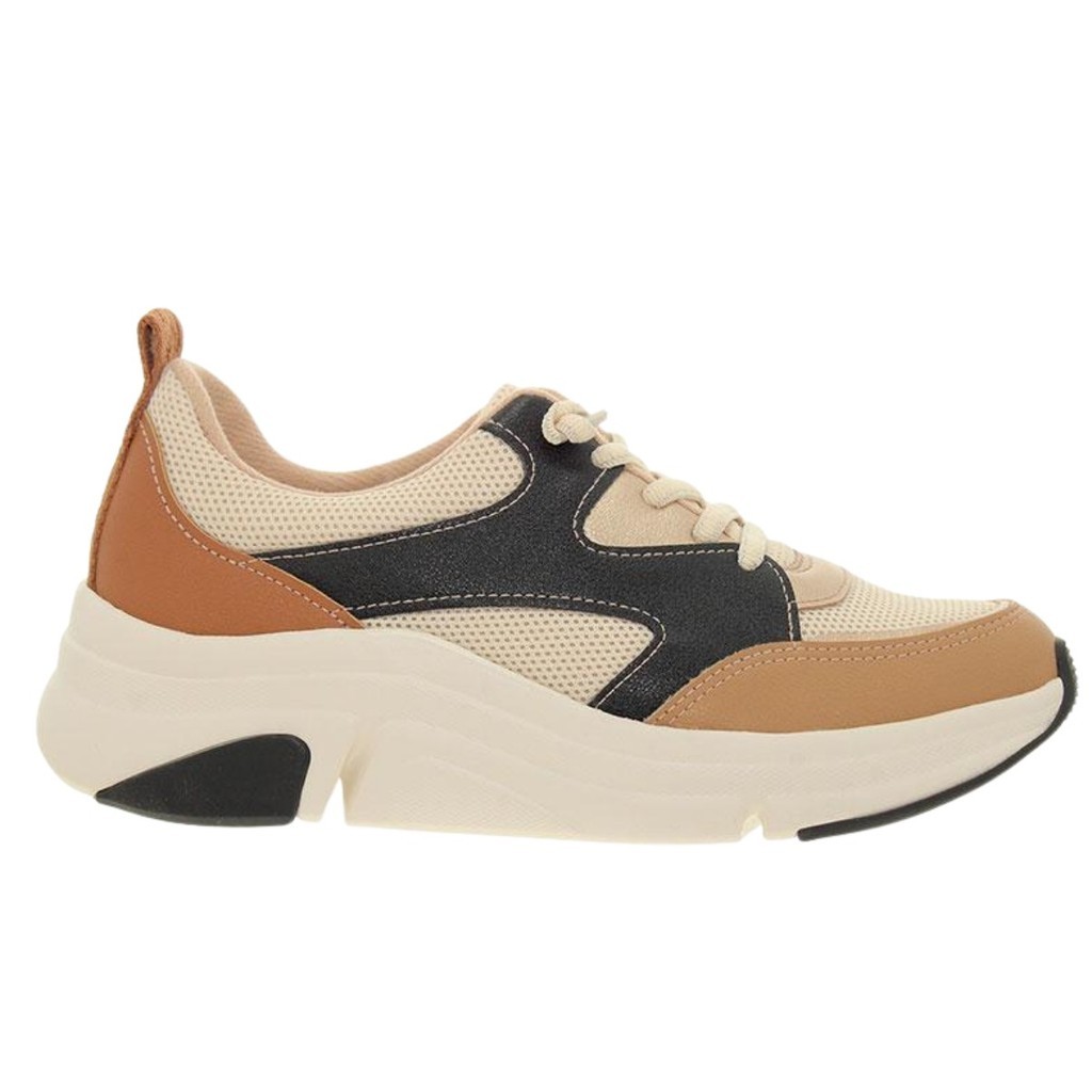 Tênis Modare Feminino Calce Fácil Elástico Acolchoado Leve Confortável Casual Caminhada Original