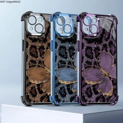 Capa Para Motorola Moto Edge 70 60 40 50 Fusion Plus Pro Neo 5G Capinha Butterfly Celular 0611 FS