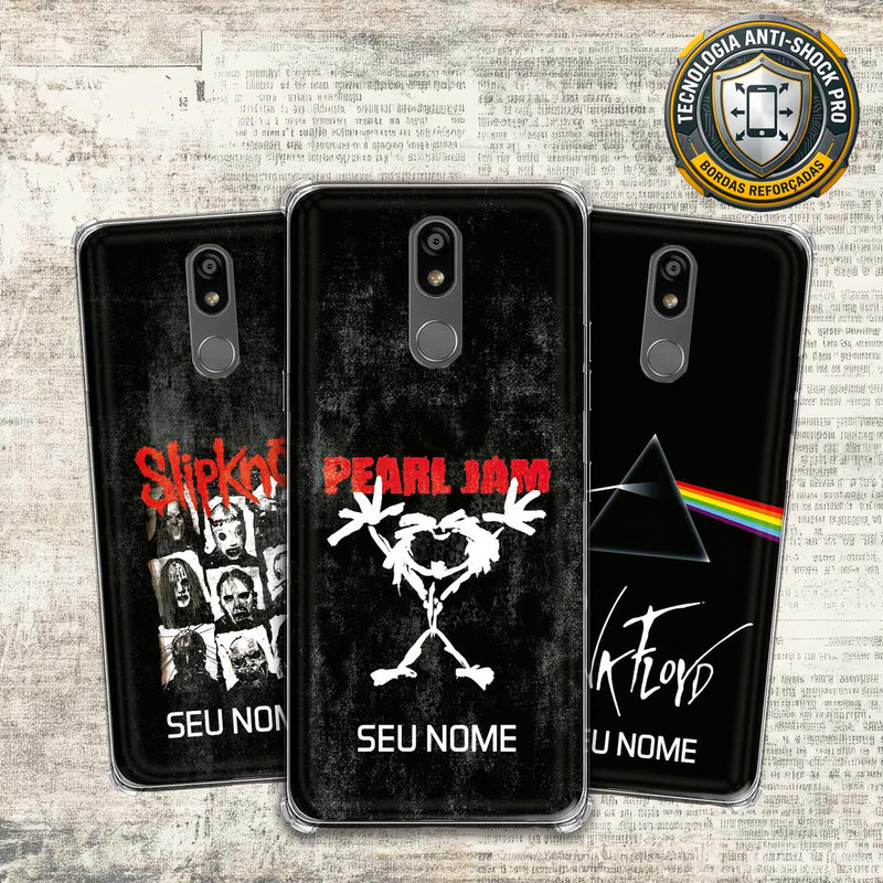Capa Capinha - LG K12 - Lendas do Rock Heavy Nu Metal Classico Grunge com Nome