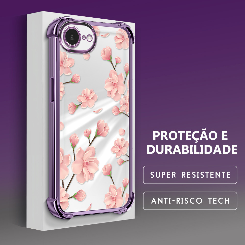 Capinha Capa Anti Impacto Transparente Luxo Para iPhone 17E 16E Case De Celular SJ 0523