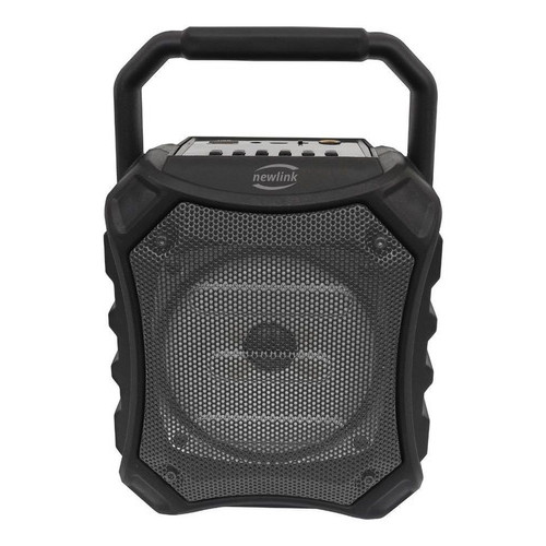 Caixa De Som 15W Newlink Bomber Alto Falante 4 Pol Rádio FM USB LED Colorido Para Festas Bateria