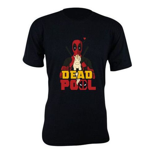 Camiseta camisa estampa Marvel DC Comics Batman Esquadrão Suicida Camiseta Dead Poo basica unissex manga curta