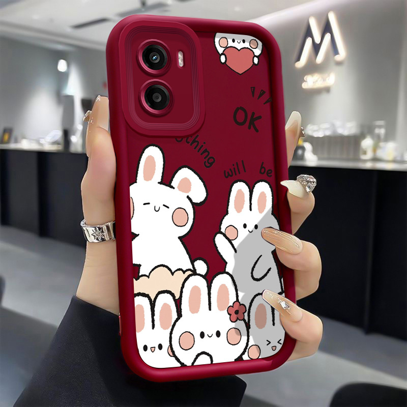 Capa Para Motorola Moto G05 E15 Capa silicone Case Protetora Capinha Capas