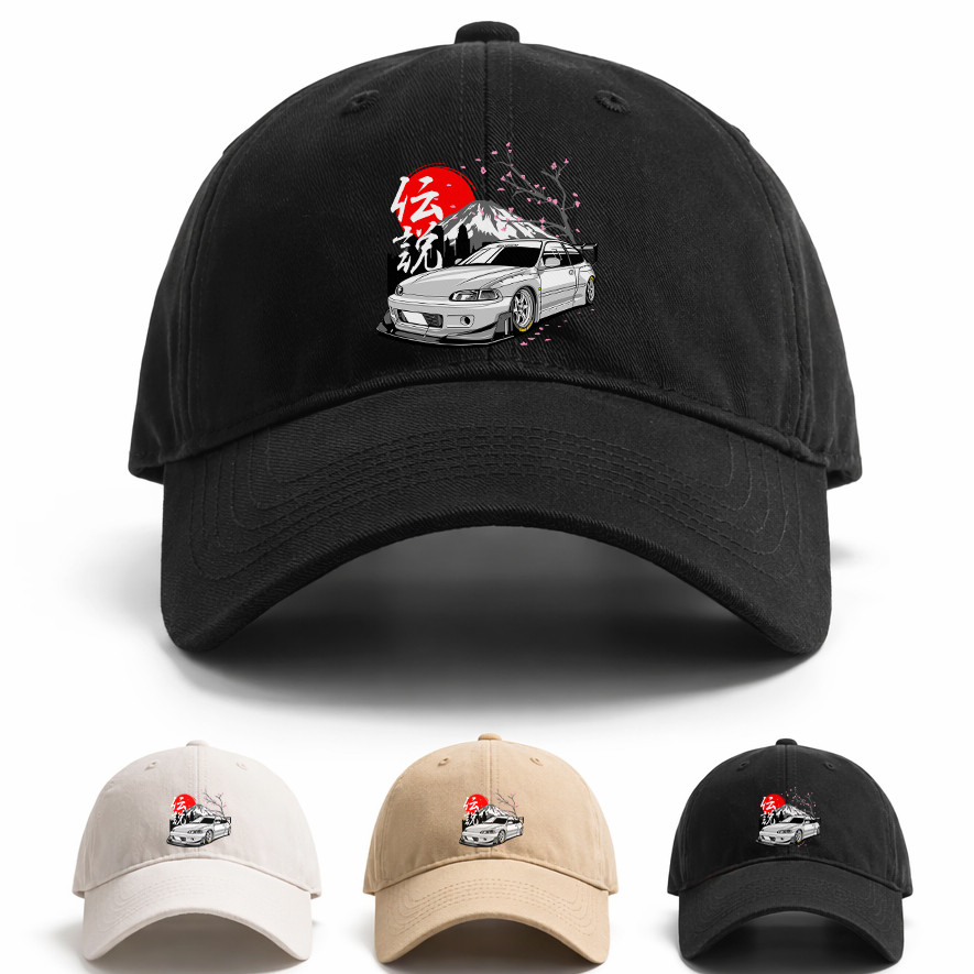 Boné Ajustável Honda Civic EG EK JDM Japonês Tuning Rebaixado Automotivo Qualidade Masculino Feminino