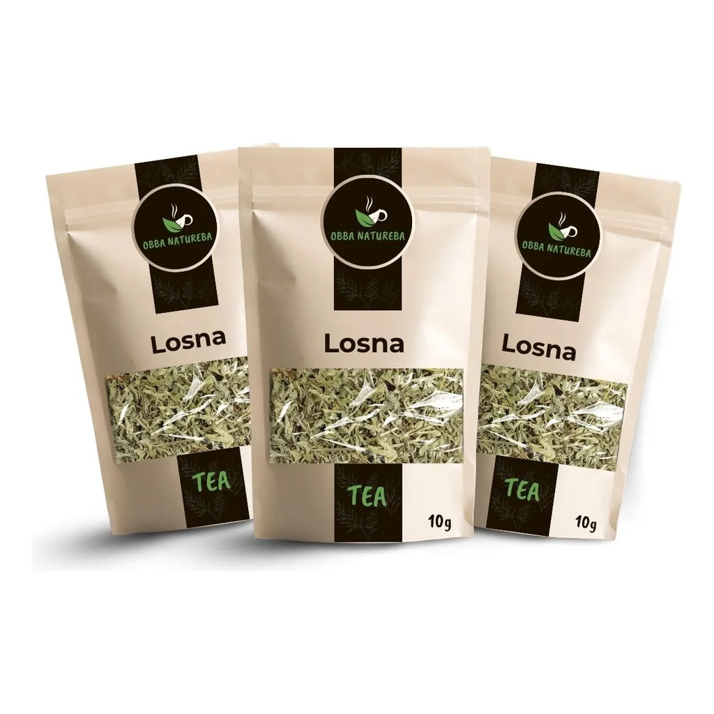 Leve 3 Pacotes Chá Losna Folhas Selecionadas Erva Natural Para Infusão