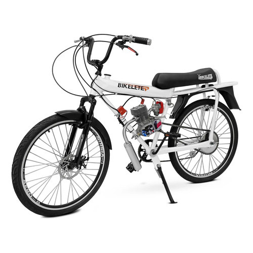 Bike Motorizada Bikelete 100cc Montada Aro 26 Tanque Quadro