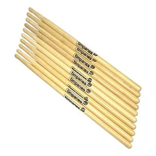 Kit 5 Pares Baquetas Tímpanos Marfim Ponta Madeira Pdm5a