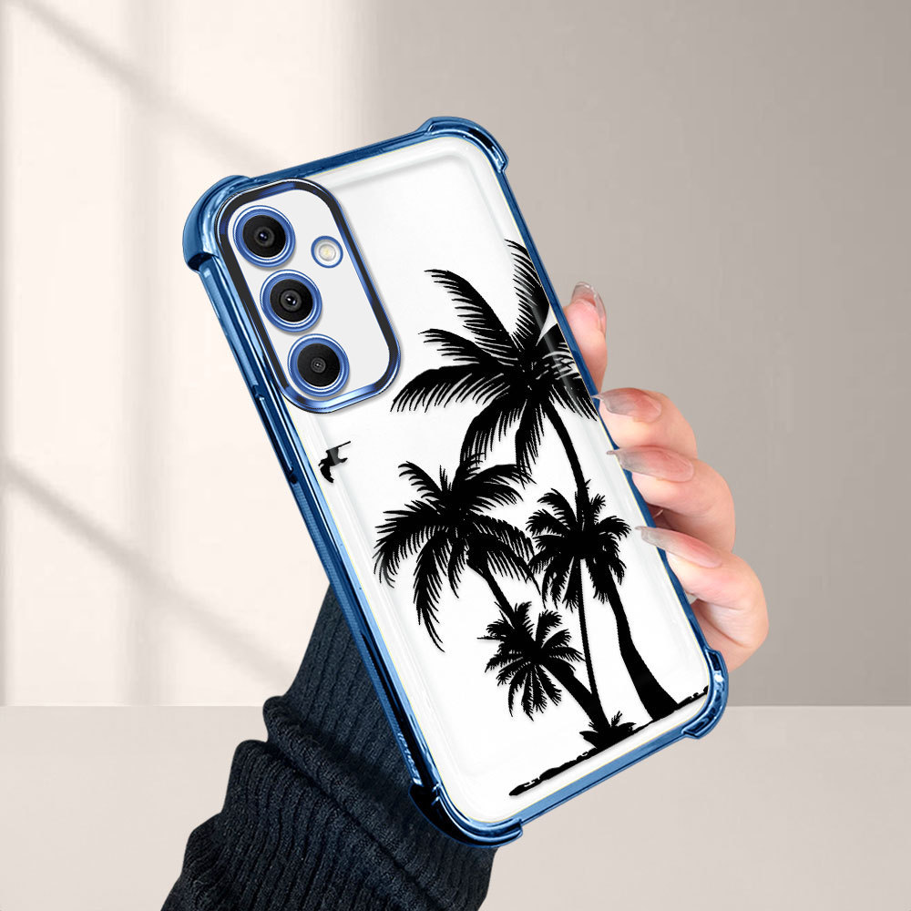 Capa Proteção Anti-impacto Transparente Para Samsung Galaxy A16 4G 5G Capinha Macio Árvores Caso SJ 0808
