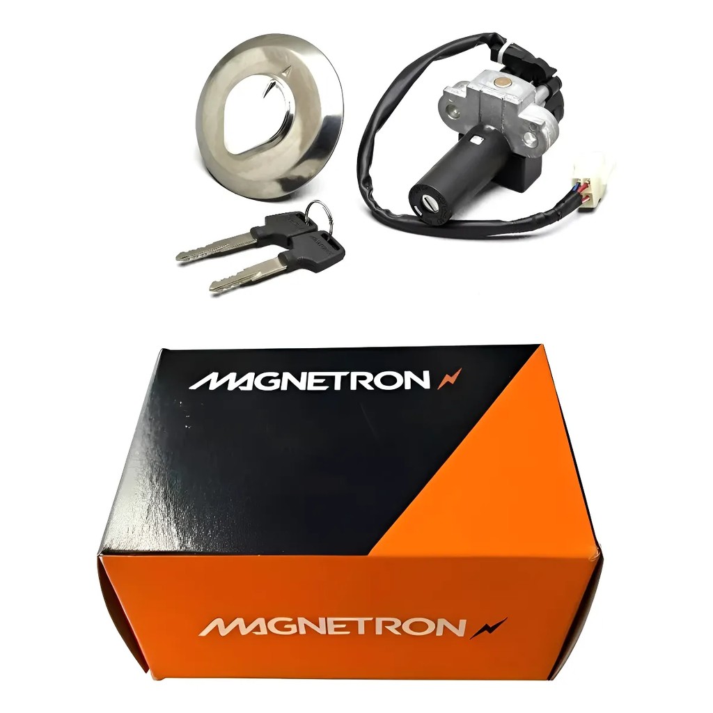 Kit Completo Chave Ignição Travas Tampa Tanque Titan 150 2009 2010 2011 2012 2013 Fan 150 2010 2011 2012 2013 Magnetron