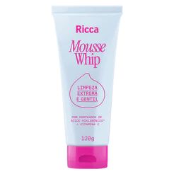 Sabonete Whip Ricca - Sabonete Espumado Facial Ricca