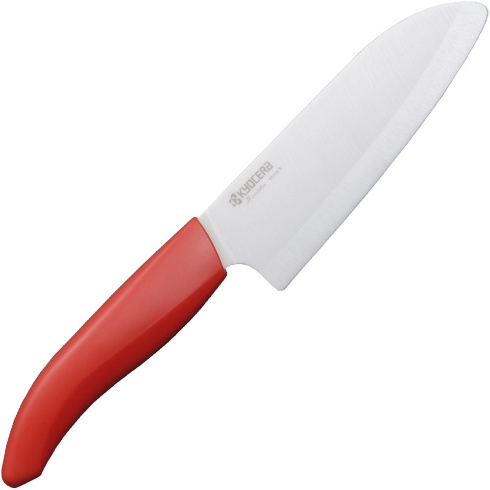 Kyocera Faca De Cozinha Santoku 14cm Vermelho FKR-140RD k506 [Direto Do Japão]